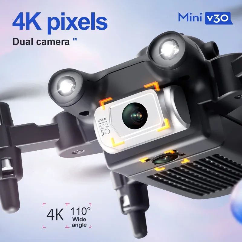 ميني V30 واي فاي مع كاميرا مزد - مراجعة Drone Camera Hd وسعره