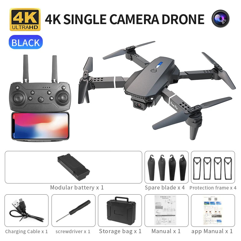 طائرة بدون طيار E88 ProIntelli - مراجعة Drone Camera Hd وسعره
