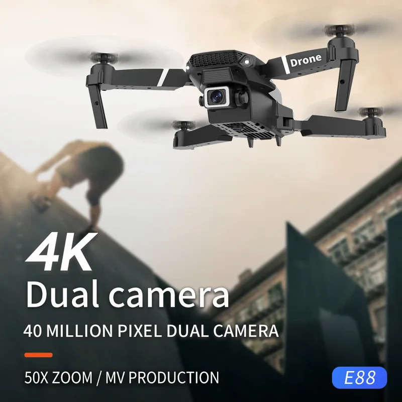 طائرة بدون طيار E88 ProIntelli - مراجعة Drone Camera Hd وسعره