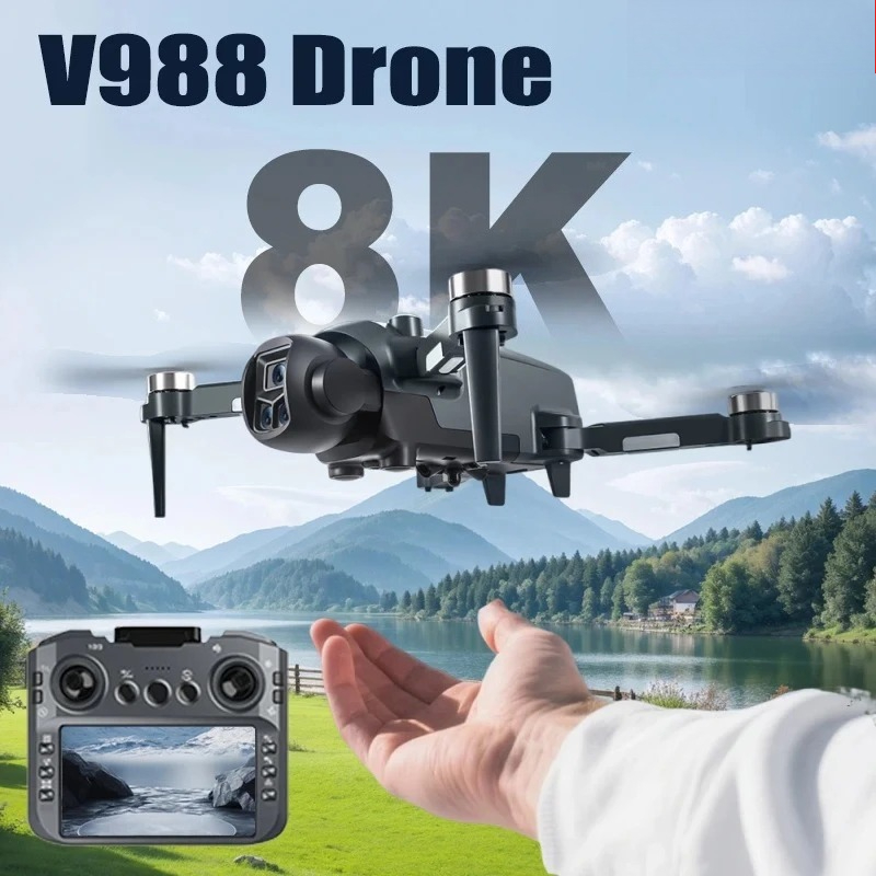 طائرة بدون طيار V988 الأصلية ب - مراجعة Drone Camera Night Vision وسعره