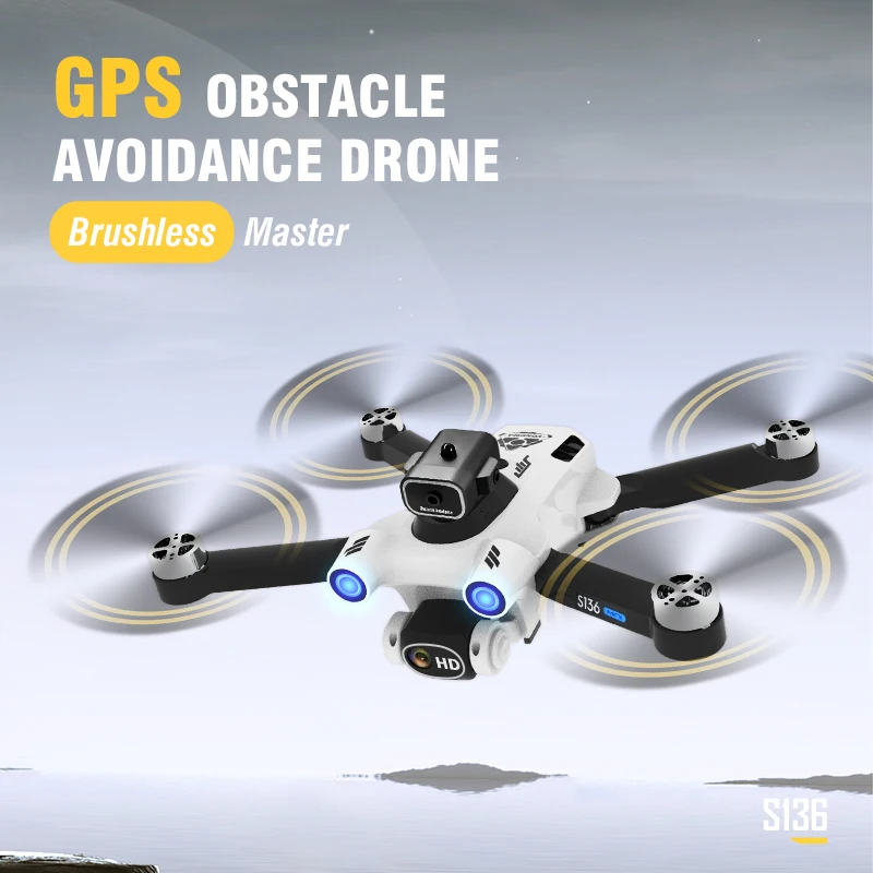 طائرة بدون طيار S136 Pro Ultra - مراجعة Drone Camera Hd وسعره