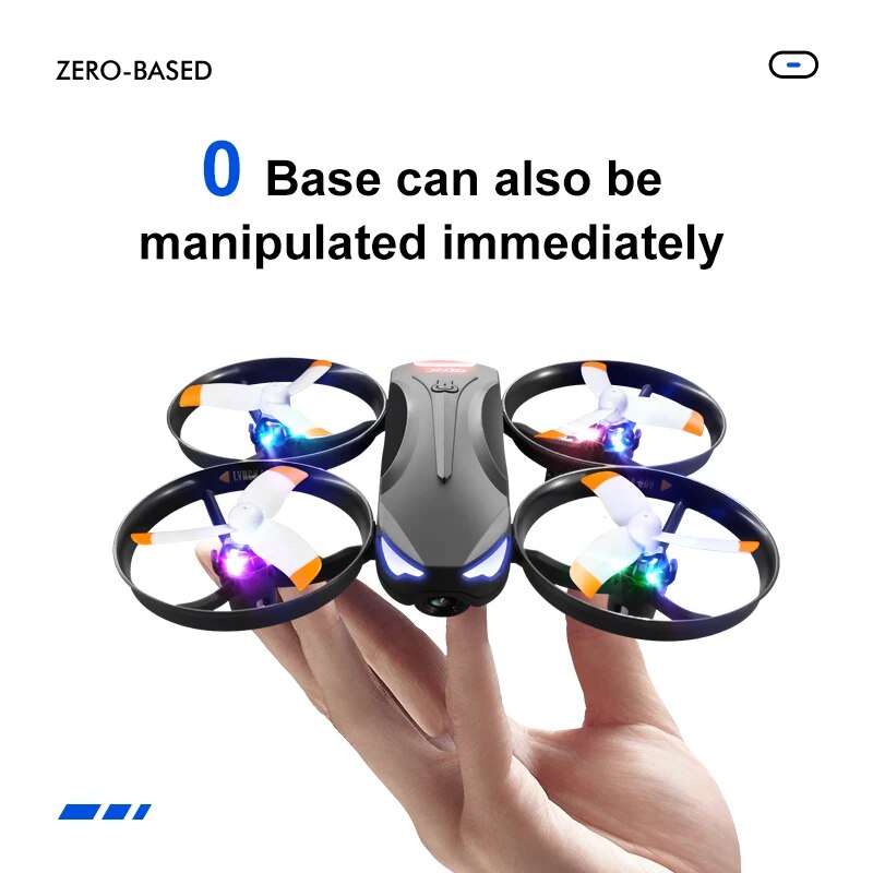 طائرة بدون طيار V16 مزودة بكام - مراجعة Drone Camera Wide Angle وسعره