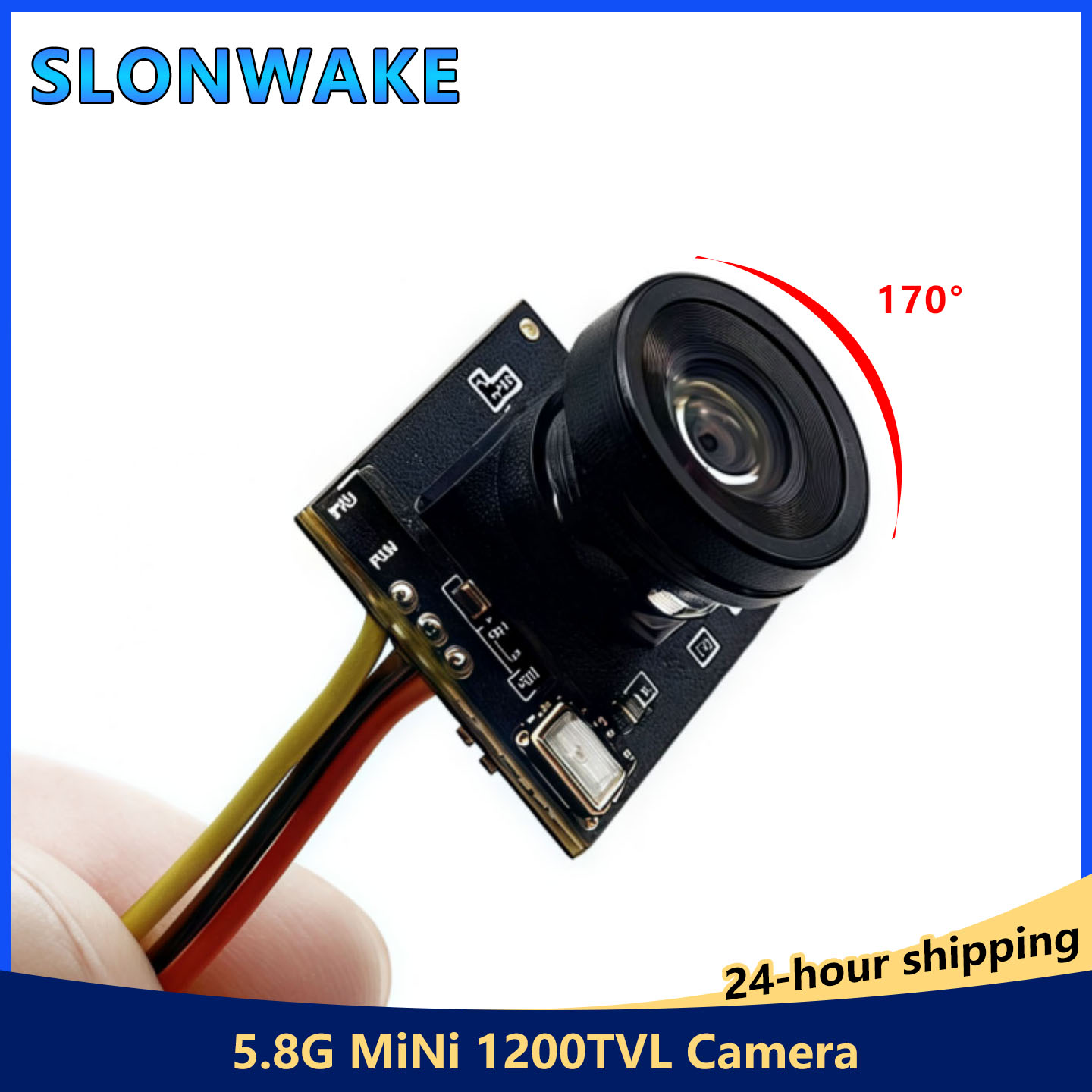 كاميرا SLONWAKE Ultra Mini 5.8 - مراجعة Drone Camera Wide Angle وسعره
